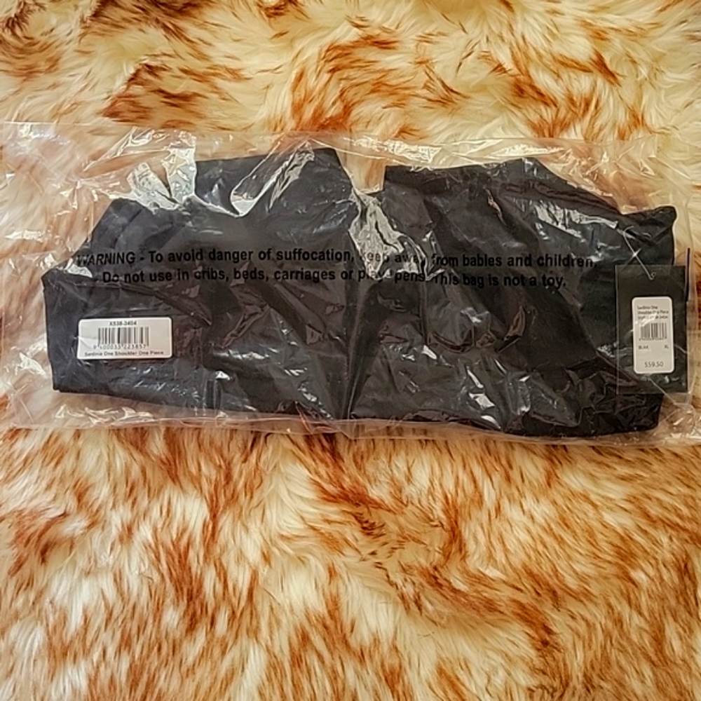 🆕️ Frederick's of Hollywood Women Shoulder Swimsuit Black XL